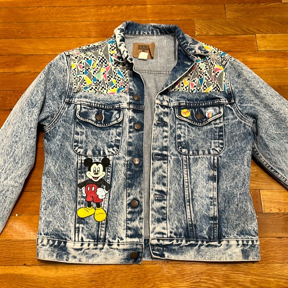 CUSTOM 1-OF-A-KIND Disney Denim Jacket - Picture 2 of 8